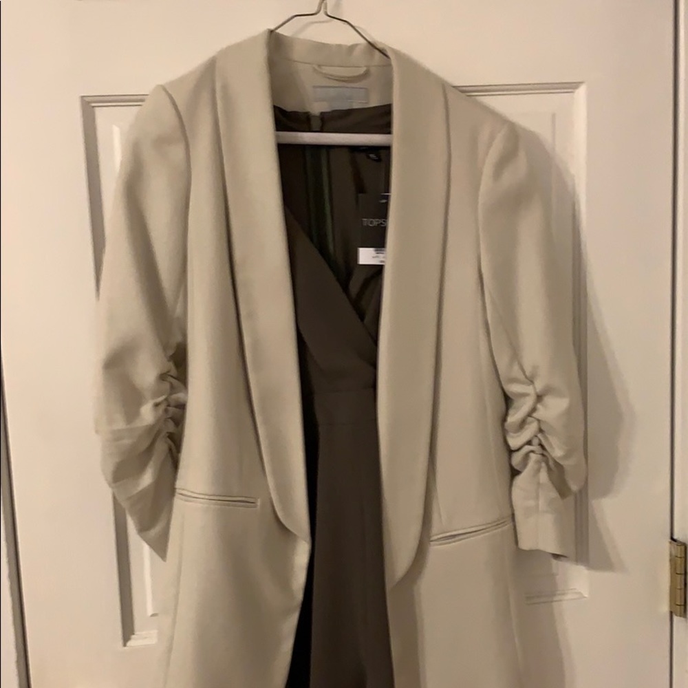 H&M cream blazer
